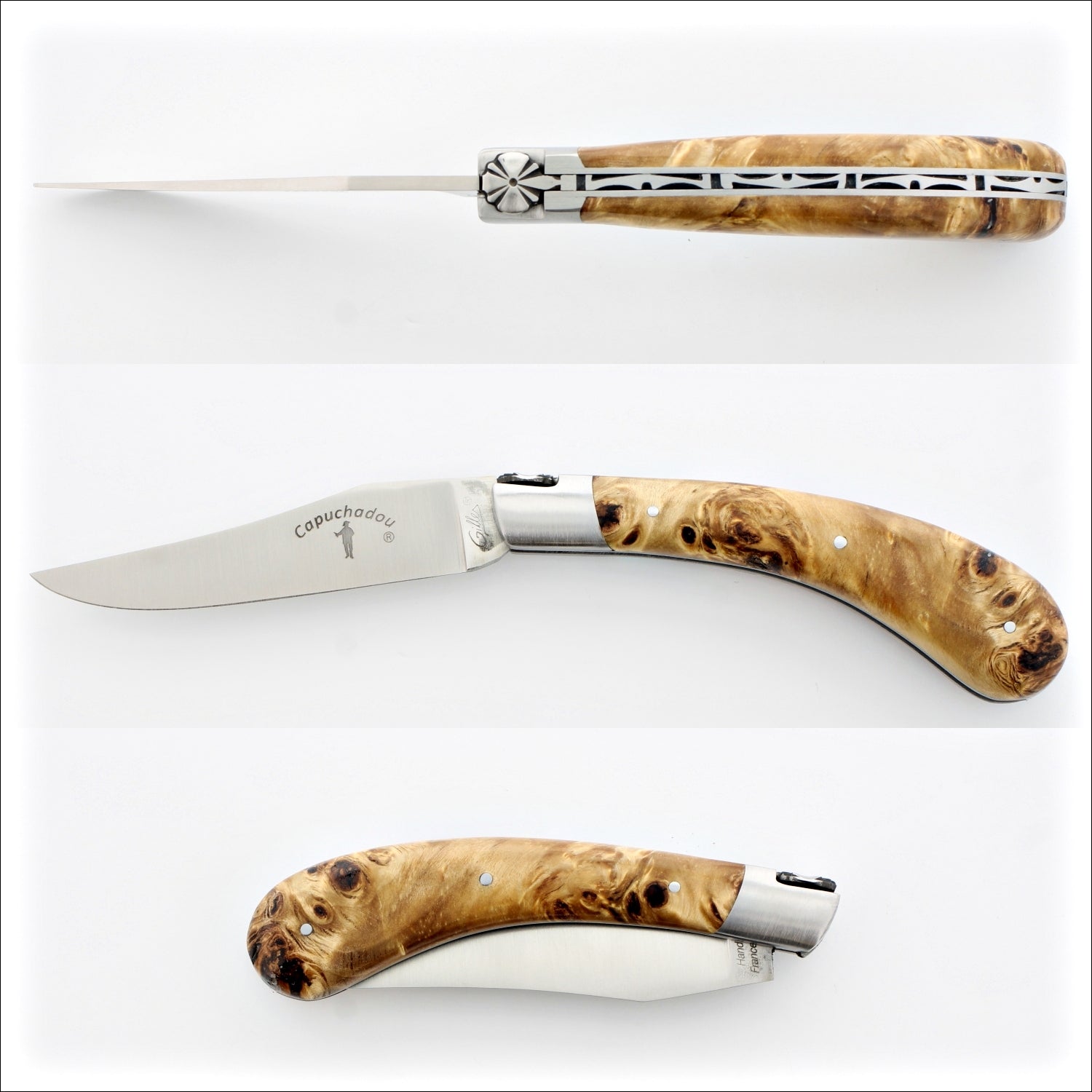 Classic Hunting Knife With Wood Handle