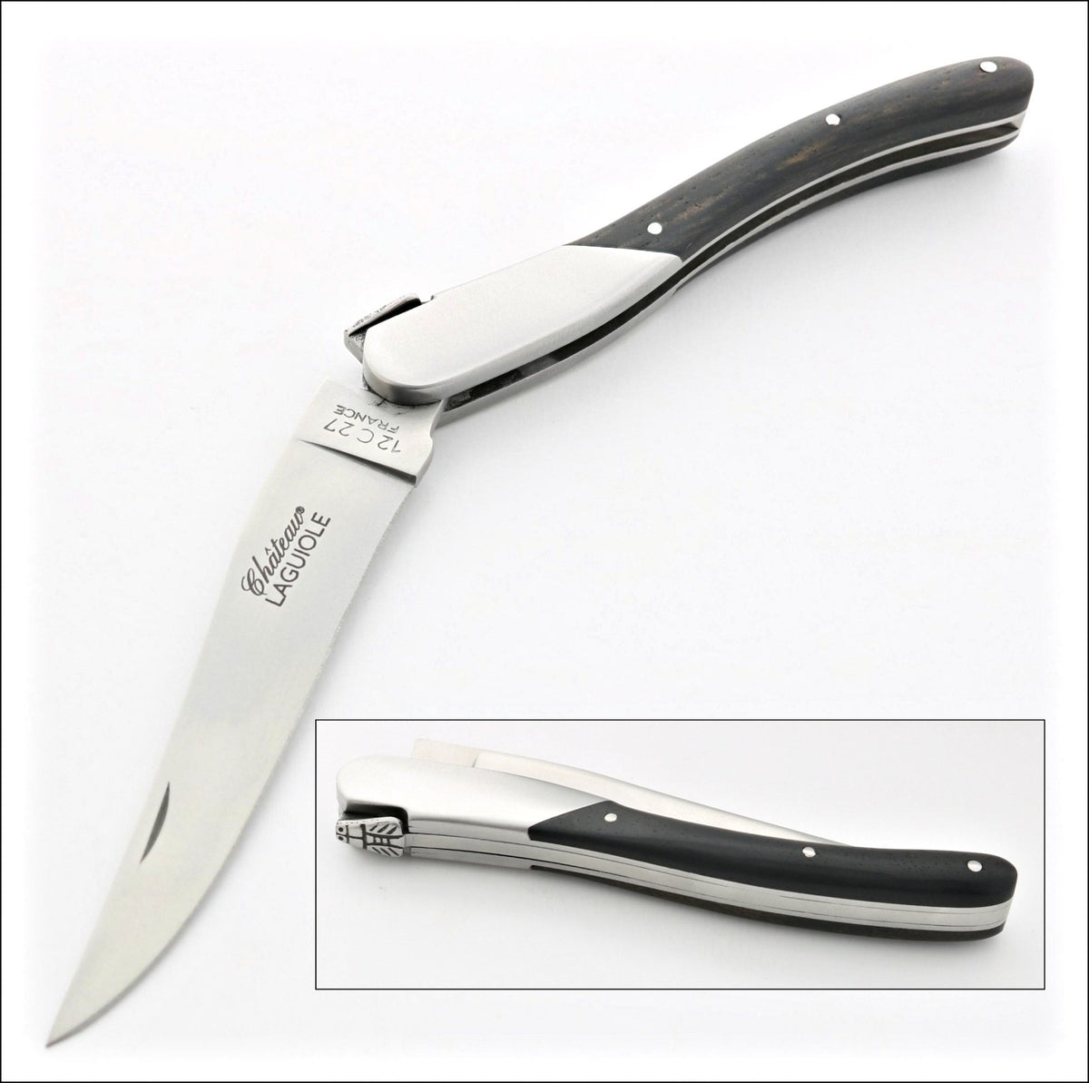 Chateau Laguiole Grand Cru Pocket Knife Ebony-POCKET KNIFE