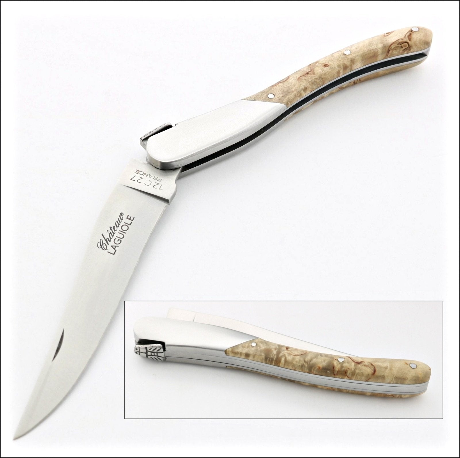 Chateau Laguiole Grand Cru Pocket Knife Karelian Birch-POCKET KNIFE