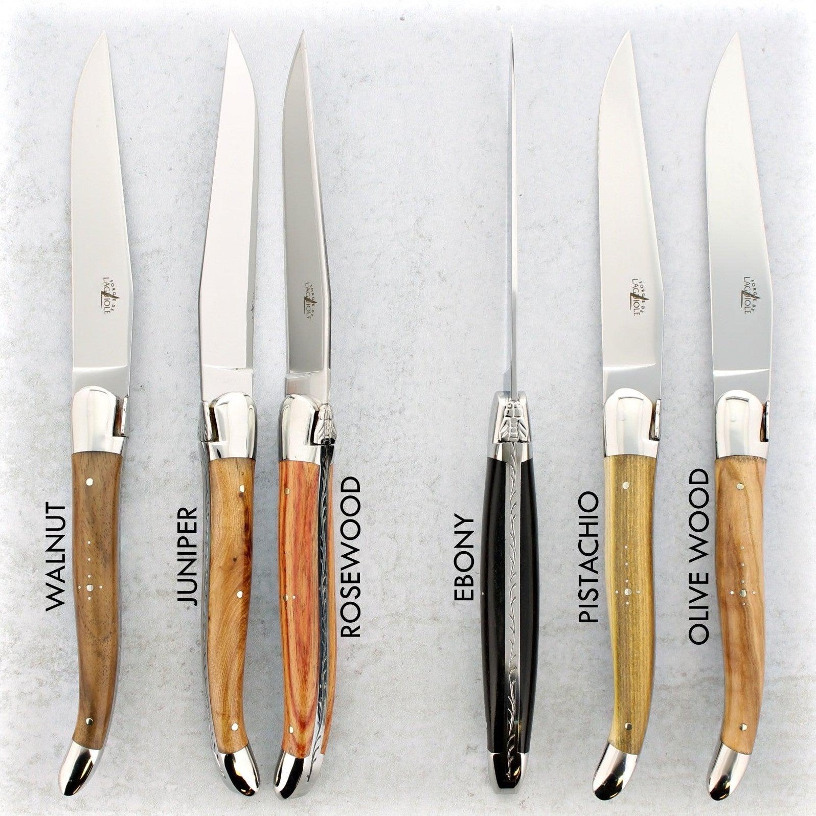 Nontron Genuine Ebony Wood Knife Rests - Forge de Laguiole USA