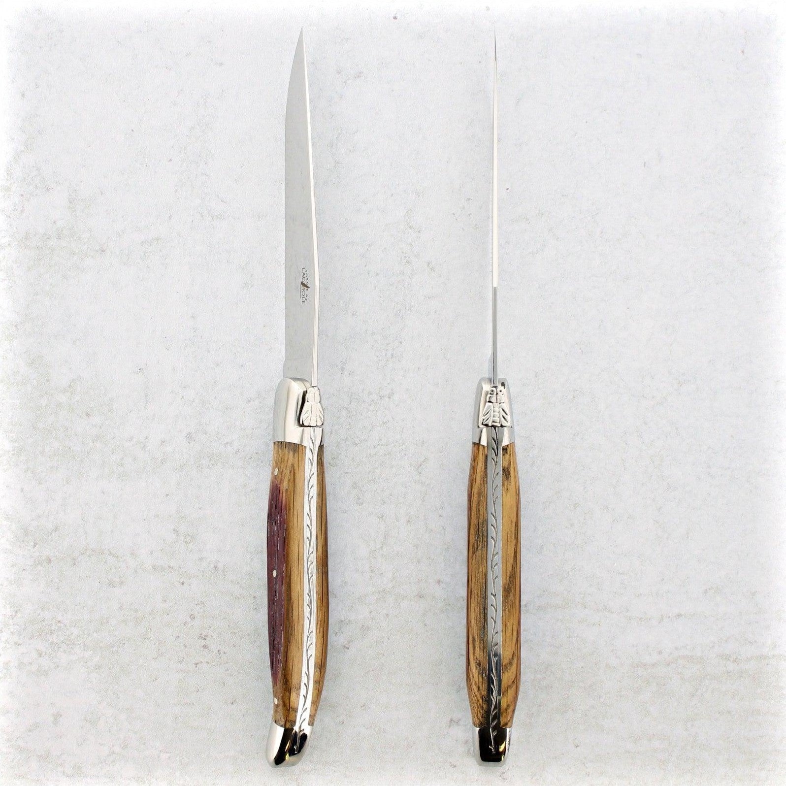 https://www.laguiole-imports.com/cdn/shop/products/Forge-de-Laguiole-Oak-Barrel-Wood-Steak-Knives-Shiny-Forge-de-Laguiole-2.jpg?v=1674998881