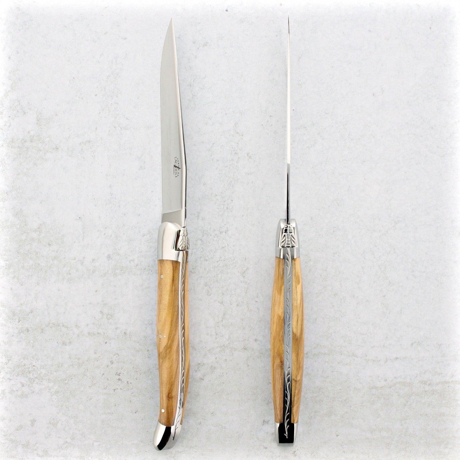 Set of 5 Laguiole en Aubrac Kitchen Knives 