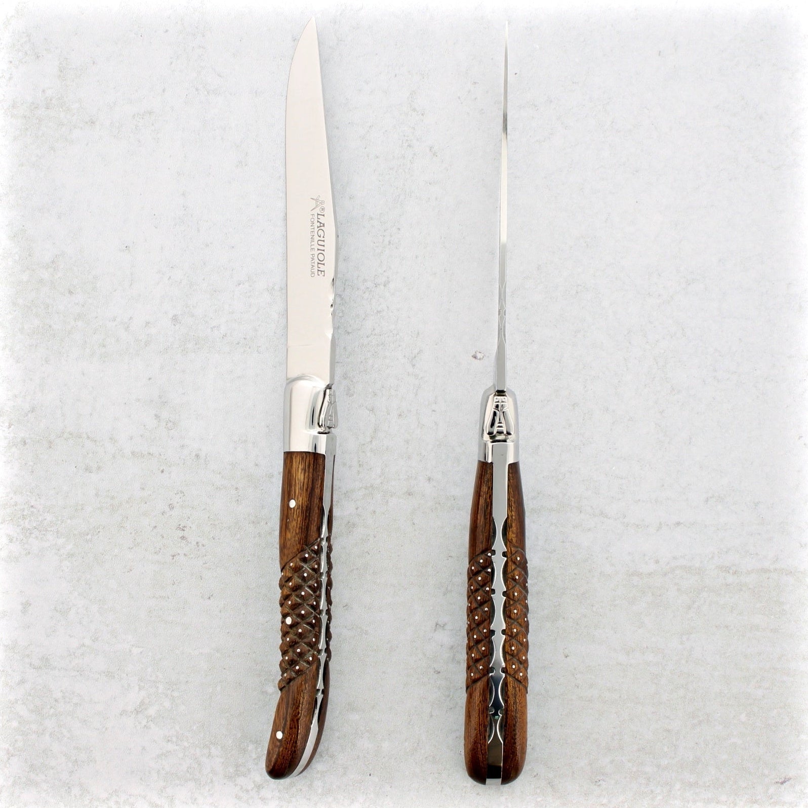 Olneya Ironwood Steak Knife Set - Handmade in USA