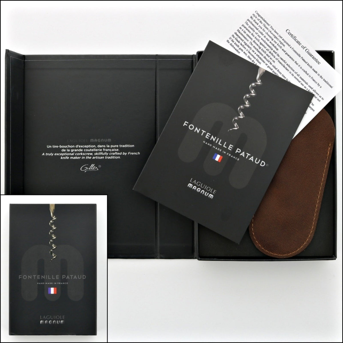 Laguiole Magnum Ebony Corkscrew - B