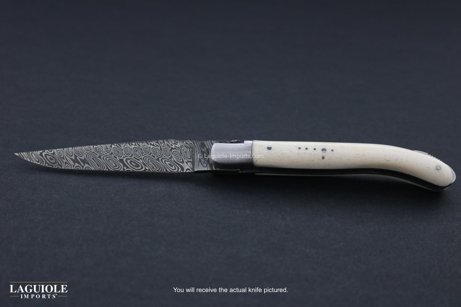 Laguiole Forged Steak Knives Karelian Birch by fontenille pataud - Laguiole  Imports