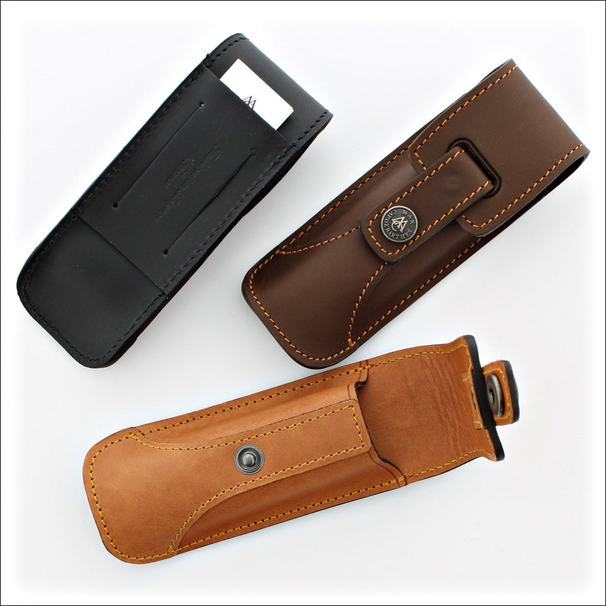 Imported Leather Knife Sheaths Sized to Fit - Knives for Sale